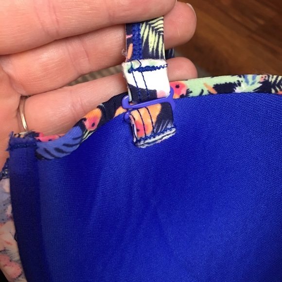 Kelly Brook Bikini Top Tropical Halter Top US 34C UK 34DD - Picture 8 of 9